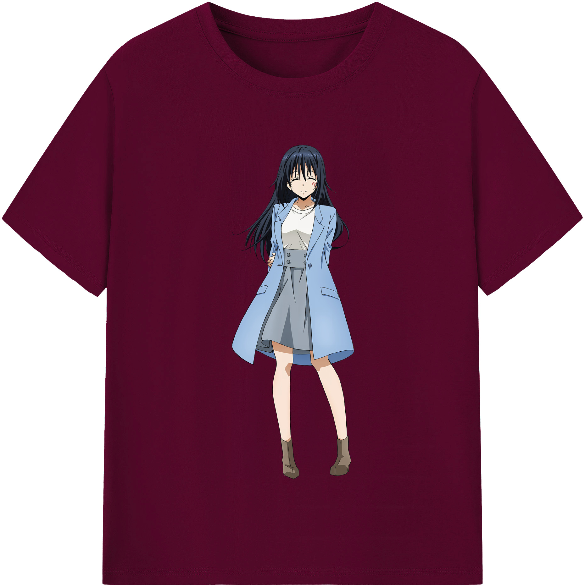 （画像用） 転スラ Regarding Reincarnated to Slime レディースカジュアルプリントTシャツ（綿100％）